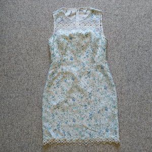 Ellie Tahari sleeveless shift dress, cocktail party, wedding guest, Size 10 NWOT